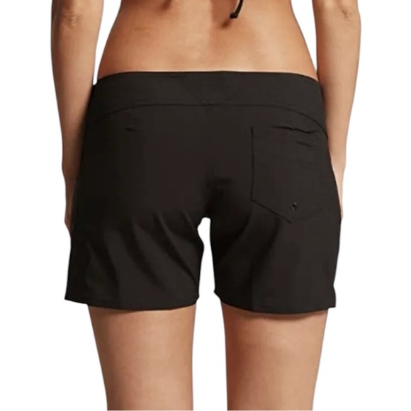 Volcom Juniors' SCover-up Shorts - Black, Size 1 - Picture 2 of 6